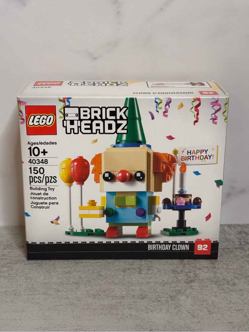 Lego BrickHeadz Birthday Clown Set (#40348)